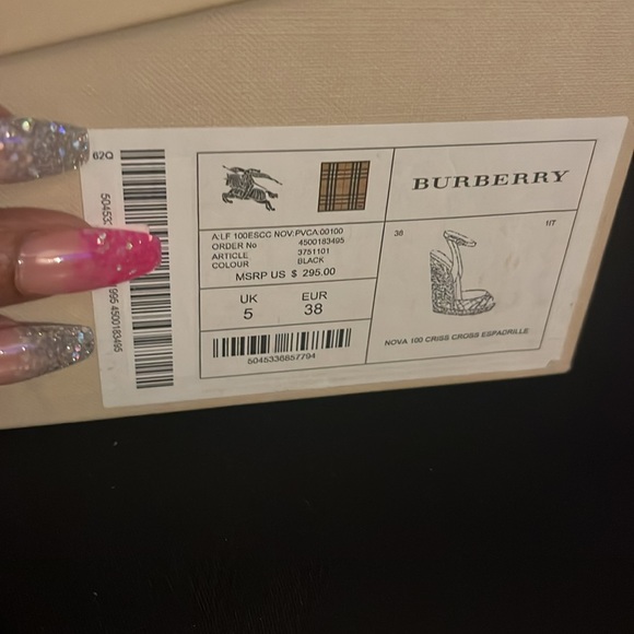 Burberry wedge sandals - Picture 5 of 5